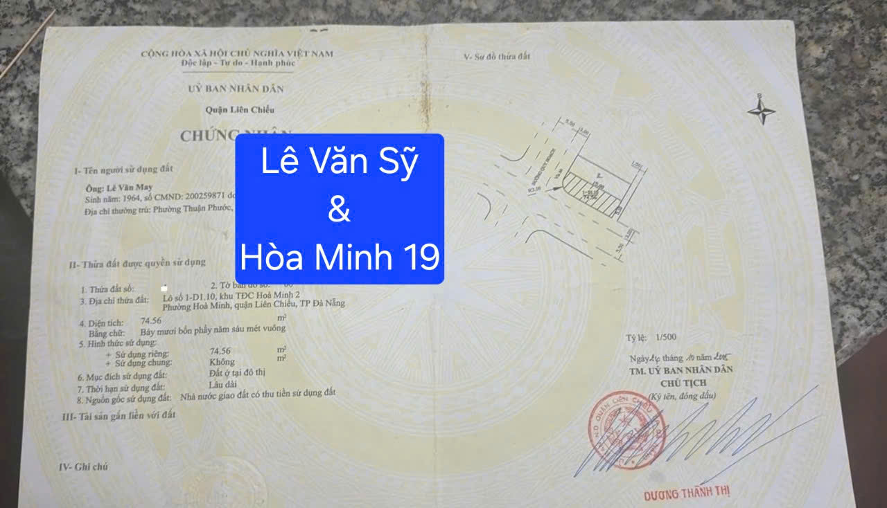 🔴💥Bán Lô góc hiếm có Lê Văn Sĩ và Hòa Minh 19 sát Hồ Tùng Mậu - Ảnh chính